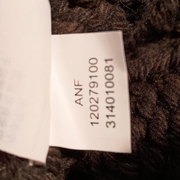 Abercrombie & Fitch Jacket Sweater Cable Knit Size Large Color Army Green NWTp - Picture 12 of 12